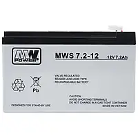 Акумуляторна батарея MW POWER MWS 7.2-12, 12 В 7.2 А/год