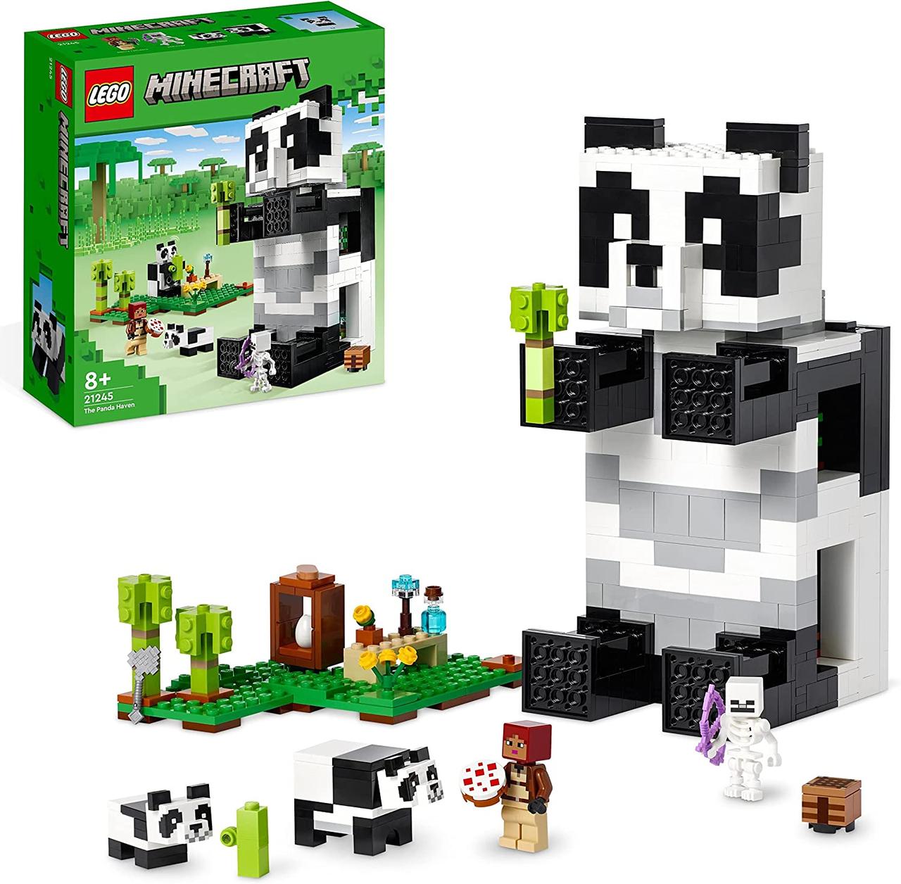 Конструктор лего Майнкрафт Дом панди Lego Minecraft 21245