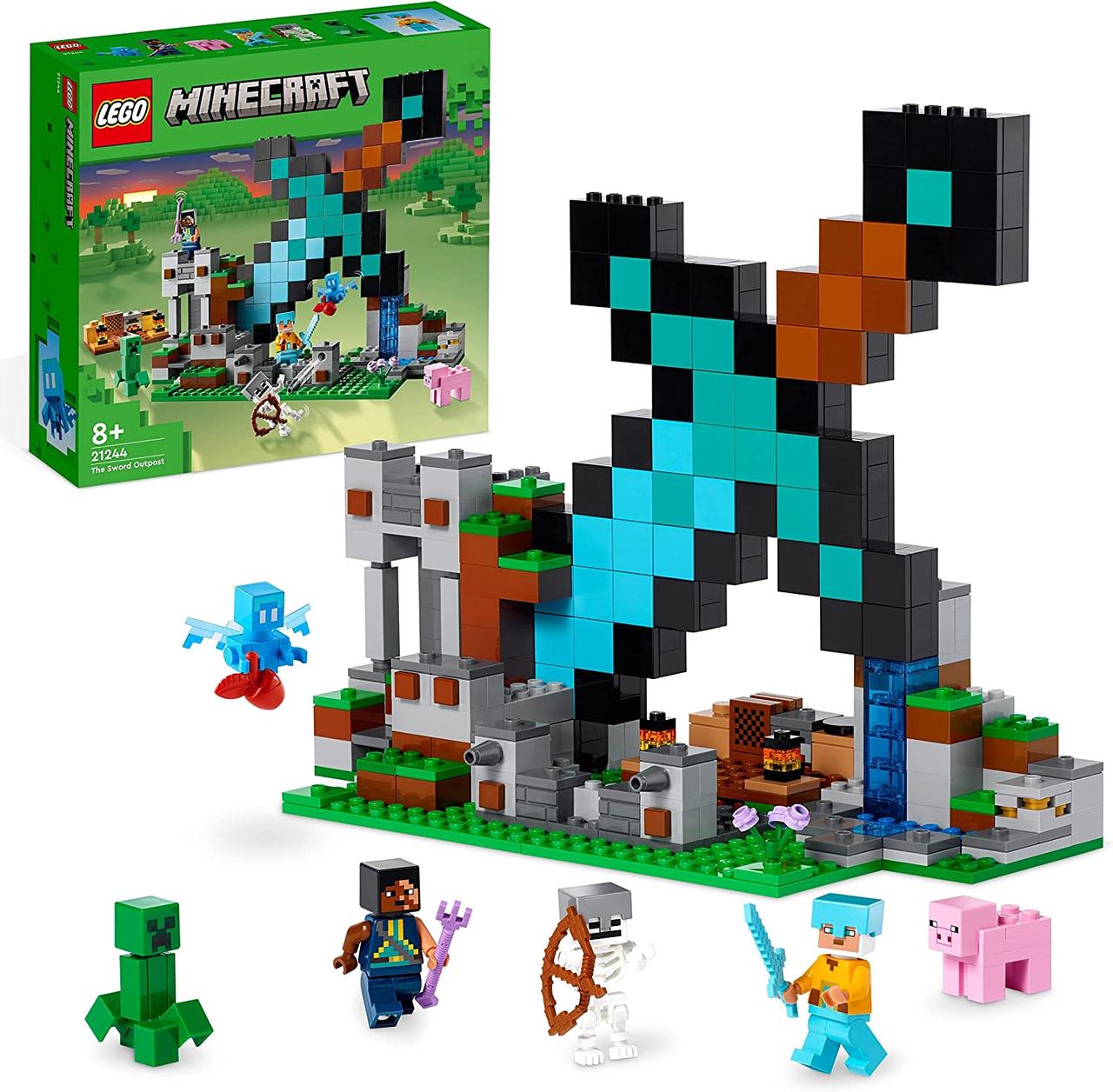 Конструктор лего Майнкрафт Аванпост мечів Lego Minecraft 21244