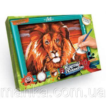 НАБІР КРЕАТИВНОГО ТУРИНА "КАРТІНА ПО НОМЕРАМ", DANKO TOYS, KN-01-07, фото 1