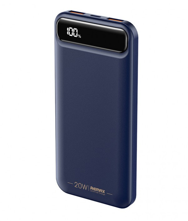 Зовнішній портативний акумулятор Power Bank Remax 10000 mah RPP-520 Blue