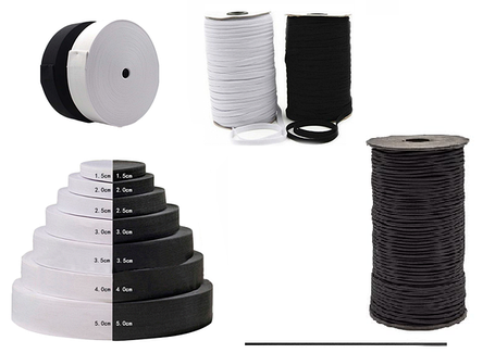 Гумки: взуттєві, текстильні, капелюшні та ін.