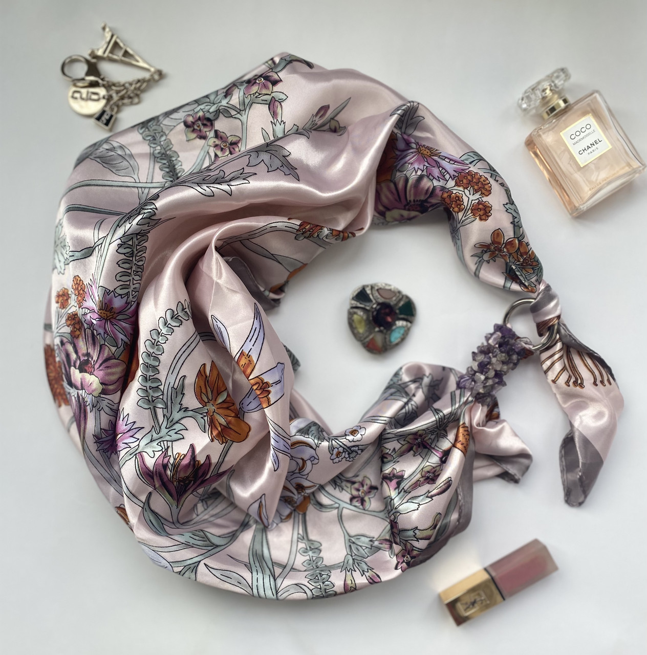 Хустка " Райський сад" від бренду MyScarf, подарунок жінці