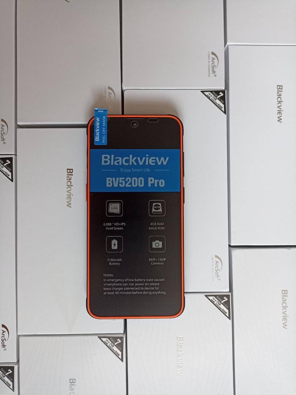Смартфон Blackview BV5200 PRO Orange 4G NFC 5180mAh 4\64GB And 12 Новинка!