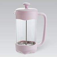 Френч-пресс (Заварник) для чая и кофе Maestro 1 л (MR-1669-1000) Розовый
