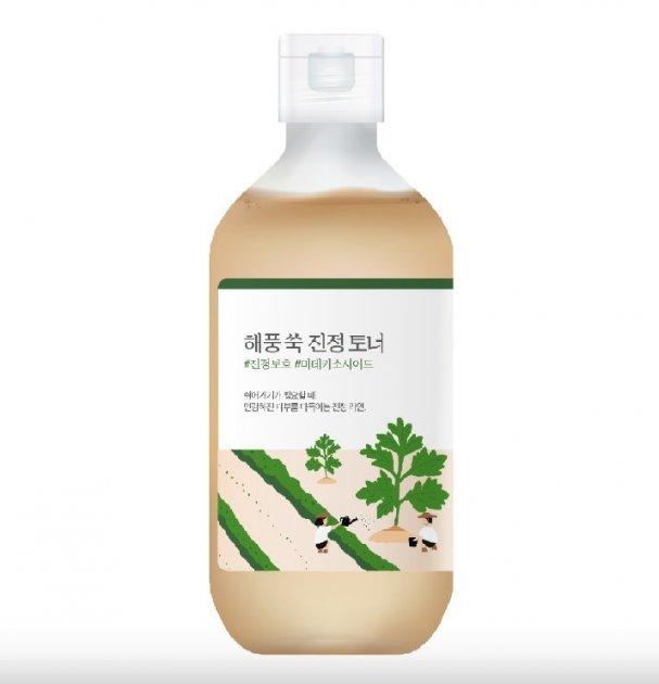 Заспокійливий протизапальний тонер з полином ROUND LAB MUGWORT Calming Toner 300 ml