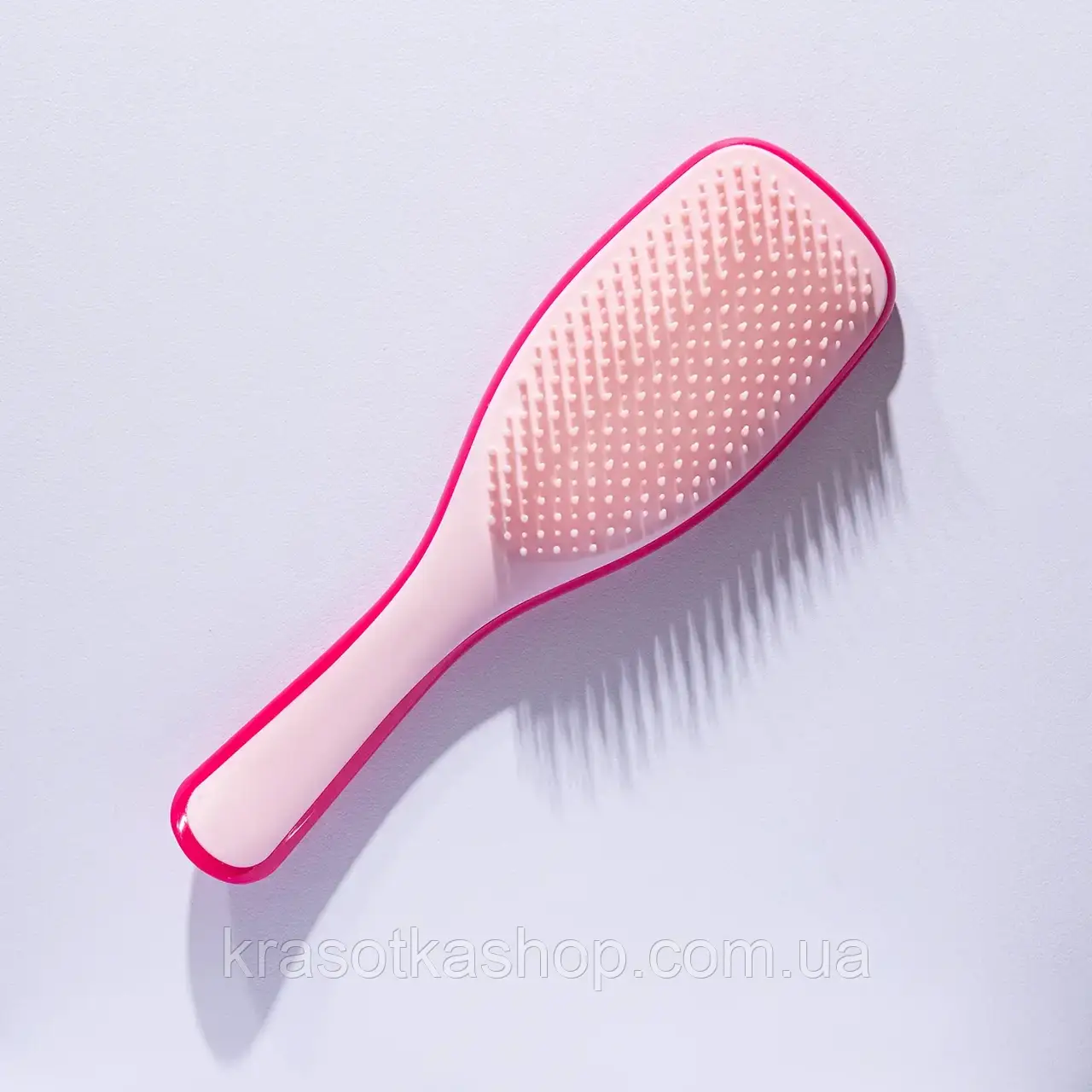 Щітка для волосся Hair Comb Wet Detangling Hair Brush Red-Light Pink, фото 1