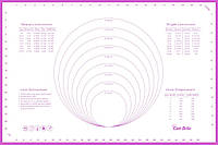 Коврик силиконовый для теста (выпечки) Con Brio 60х40 см (CB-676) Фиолетовый