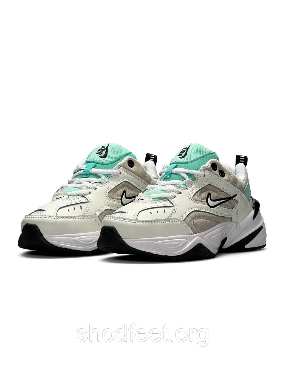 Жіночі кросівки Nike M2K Tekno Essential Beige Mint, фото 1