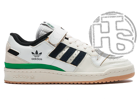 Чоловічі кросівки Adidas Forum 84 Low Beige Green Black GX9058, фото 1