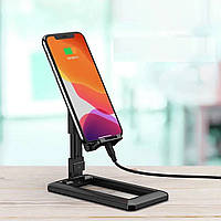 Настольная подставка держатель для телефона и планшета BRACKET Universal desctop stand XT-312A Black