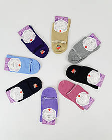 Жіночі лікувальні шкарпетки з ослабленою резинкою Корона універсальний розмір 37-42 набір з 5 пар