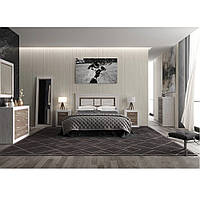 Комплект мебели для спальни Гербор Сара сосна каньон с вставкой дуб сонома трюфель в современном стиле
