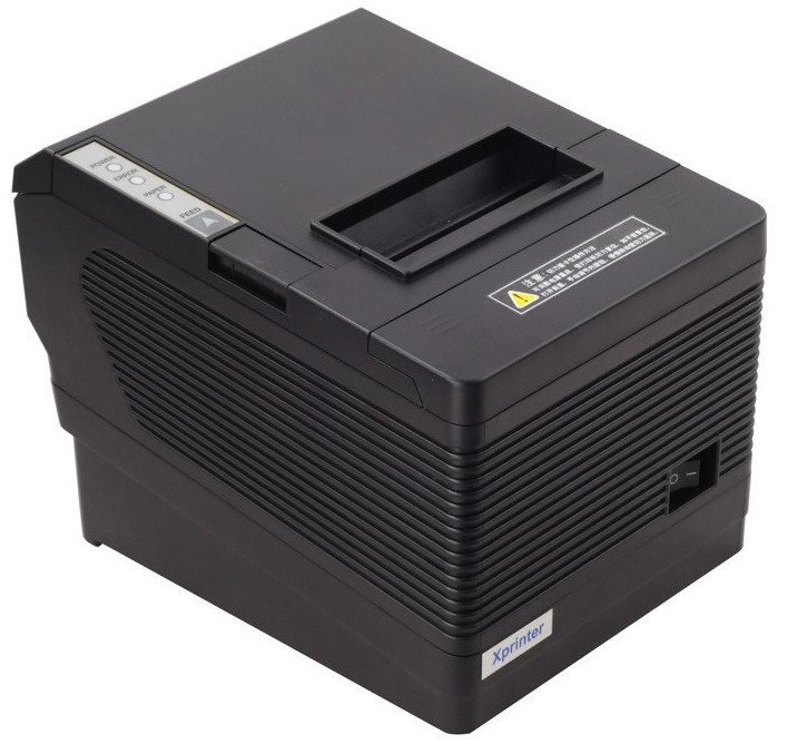 Чековий принтер Xprinter Q260III LAN Ethernet+USB+rs232 80мм, обріз, чорний