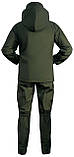 Тактична форма софтшел хакі, костюм військовий демісезонний, фото 2