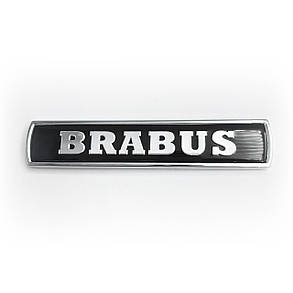 Емблема наклейка на багажник BRABUS Mercedes Benz (Мерседес) Чорна (7.5х1.5см), фото 4
