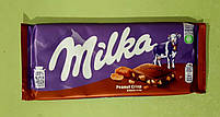 Шоколад Milka з арахісом і карамеллю молочний 90 г (24.01.2025), фото 4
