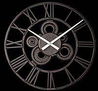 Часы настенные B&B Design Industrial 50x50 см графит