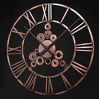 Часы настенные B&B Design Industrial 50x50 см медь