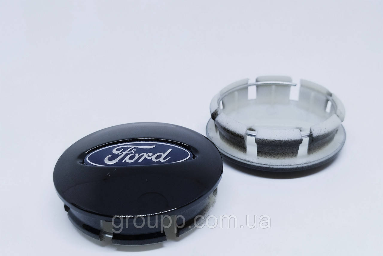 Ковпачок заглушка Ford на литі диски Ford BB53-1A096-RA 3F23-1A096-DC Чорний глянець