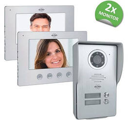 Відеомофон ELRO 2 Video Door Intercom 2*18cm monitor  7″