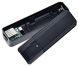 Корпус для PowerBank 5 В 1 А 1х18650 чорний, фото 3