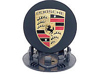 Колпачок на диски Porsche (76мм) black матовый 7PP601150A /7L5601149