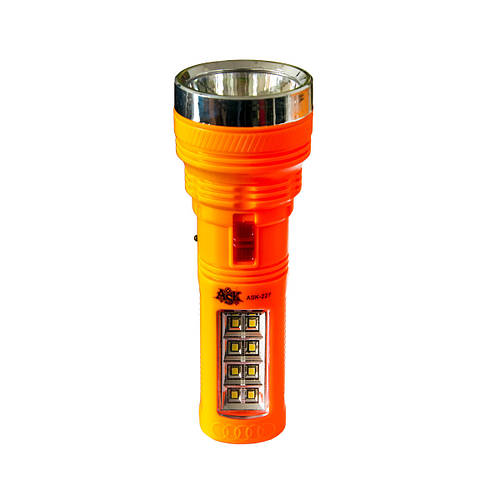 Купить Светодиодный фонарик ASK 227 Оранжевый, LED фонарь ручной ...