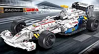 Дитяча машинка конструктор Формула F1 T5009 1682 деталі 1:8 біла + Подарунок