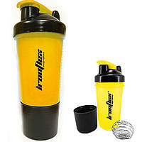 Шейкер IronFlex Premium Shaker 500 мл желтый