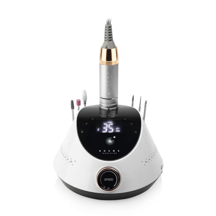 Фрезер для манікюру Nail Drill X2 PRO WHITE PEARL 65 ватів, 35 000 об/хв., фото 1