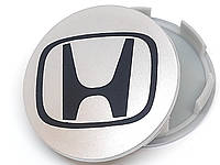 Колпачок Honda 69мм заглушка на литые диски 444732-SXO-JO10 Серый/Черный