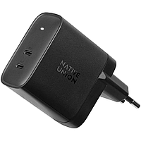 Адаптер питания Native Union Fast GaN Charger PD 65W, Black (FAST-PD65-BLK-EU)