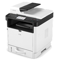 МФУ Ricoh M 320F, 32 стор./хв., мережевий принтер, копір, сканер, факс, RADF, дуплекс