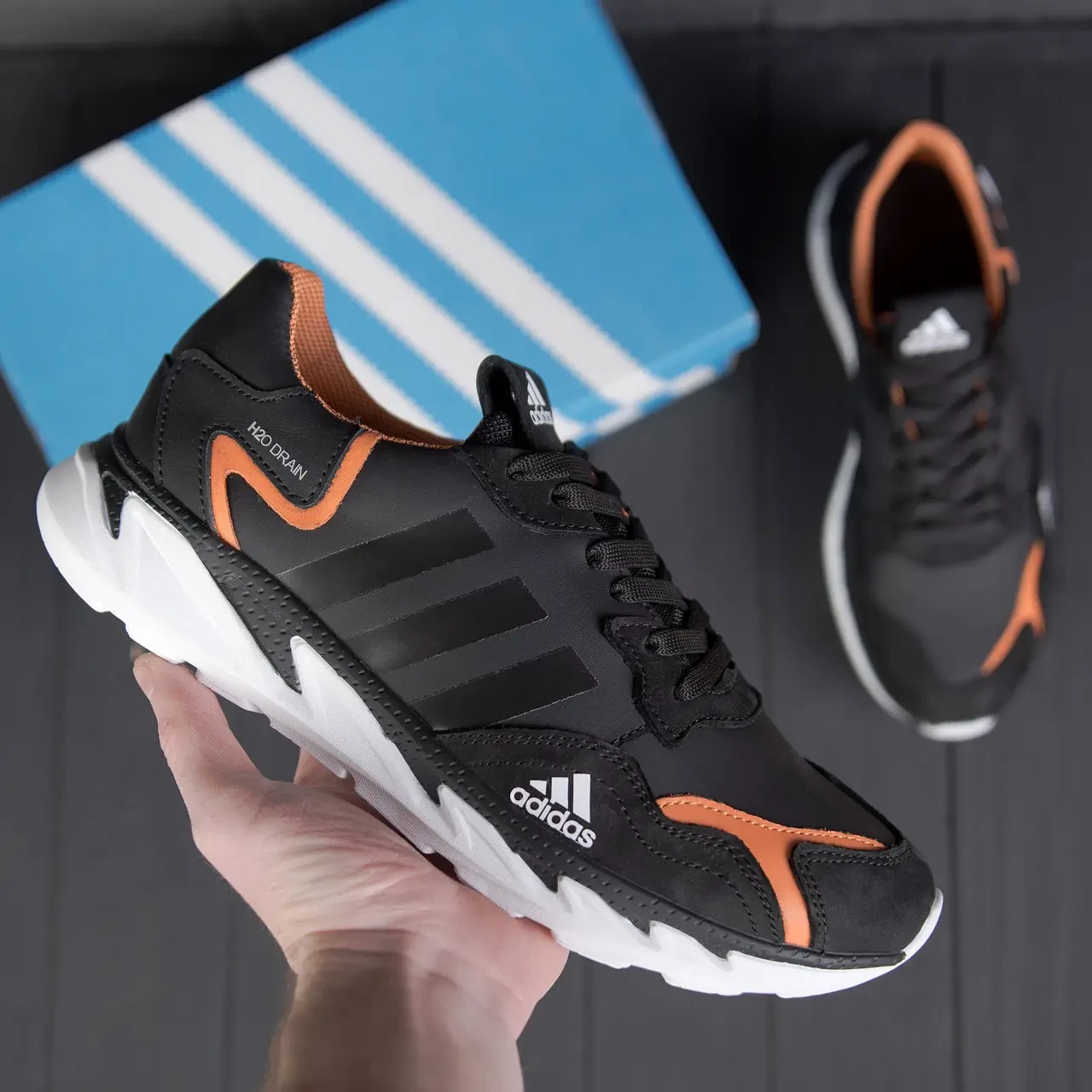 Мужские кроссовки Adidas Terrex кожаные, черные (Адидас тирекс),демисезонные, весна/осень ЧИТАЙТЕ ОПИСАНИЕ (ID#1431061155), цена: 1400 ₴,купить на Prom.ua