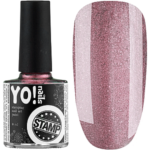 Лак для стемпінгу YoNails №5, 8 мл рожеве золото