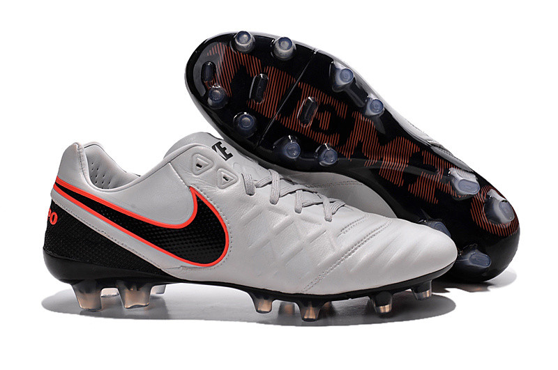 Футбольні бутси Nike Tiempo Legend VI FG 2016 Pure Platinum/Black/Metallic Silver/Hyper Orange