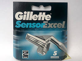 Леза для гоління Gillette Sensor excel 5 шт.
