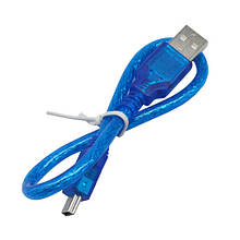 Кабель USB — MiniUSB 0.5 м для Arduino, смартфона, екранований