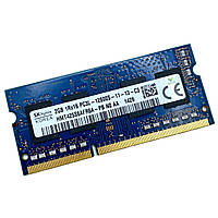 Оперативна пам'ять для ноутбука SK Hynix DDR3L 2GB SODIMM 1600 MHz (HMT425S6AFR6A-PB) Б/У