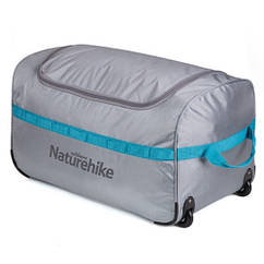 Сумка дорожня Naturehike Сamp suitcase A027 110 л NH18X027-L grey