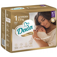 Подгузники Дада Dada Extra Care 1 Newborn (2-5 кг), 26 шт