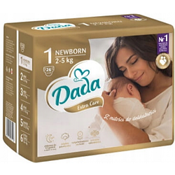 Підгузки Дада Dada Extra Care 1 Newborn (2-5 кг), 26 шт