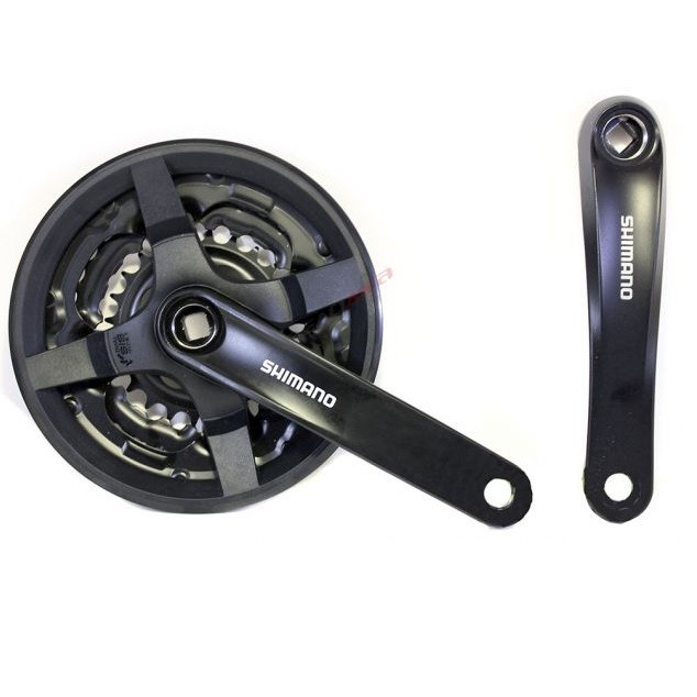 Шатуни Shimano Tourney TX FC-TY301 42х34х24 з захистом AFCTY301C244CL