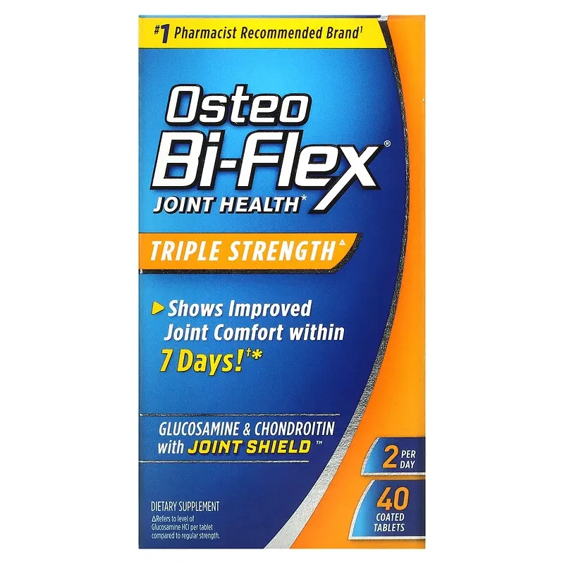 Osteo Bi-Flex, Здоров'я суглобів, потрійна сила, 40 таблеток в оболонці