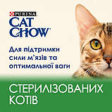 Сухий корм Purina Cat Chow Sterilised для дорослих стерилізованих котів з індичкою 15 кг, фото 5