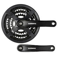 Шатуни Shimano Tourney FC-TY501 170мм 42х34х24T із захистом FCTY50142