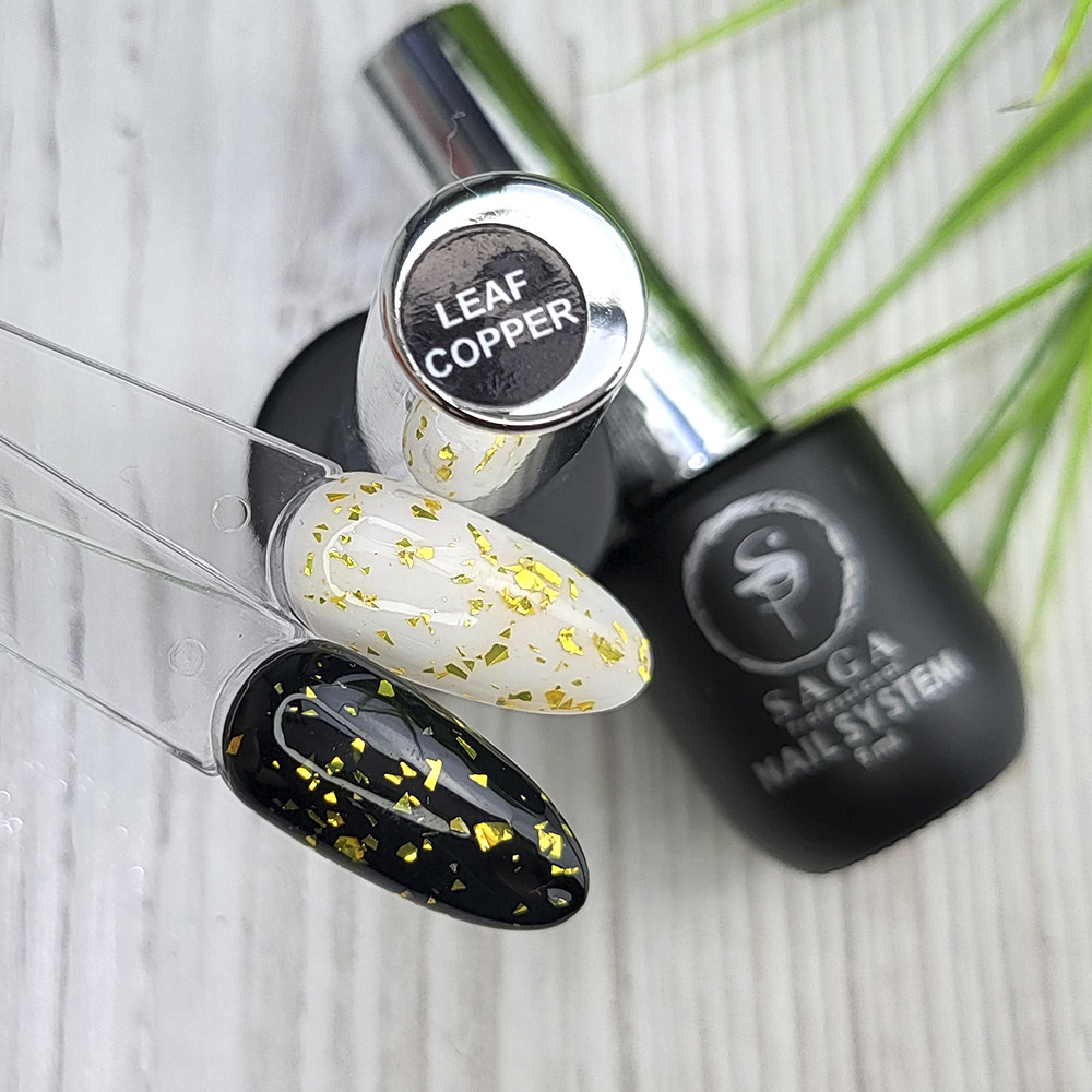 Топ для нігтів (без липкого шару) Saga Top Leaf Cooper 8мл