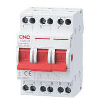 Модульный переключатель нагрузки CNC Electric YCBZ-40 3P 40A 1-0-2 240/415V~