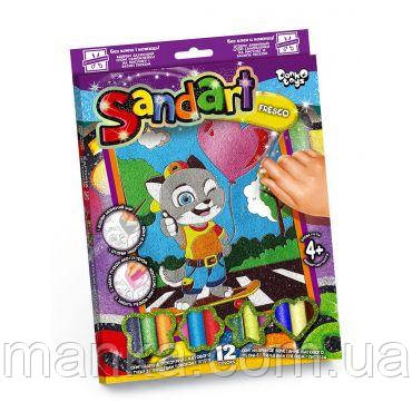 ФРЕСКА З ЦВІТНОГО ПІСКА SAND ART, DANKO TOYS, SA-02-05